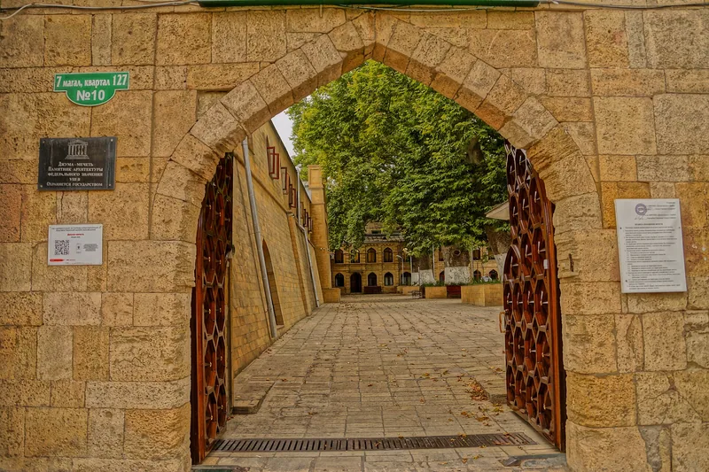 A gate in the Juma Mosque enclosure, upper Derbent