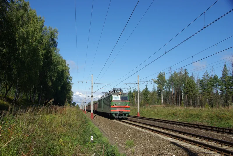 Грузовой поезд у Решетниково