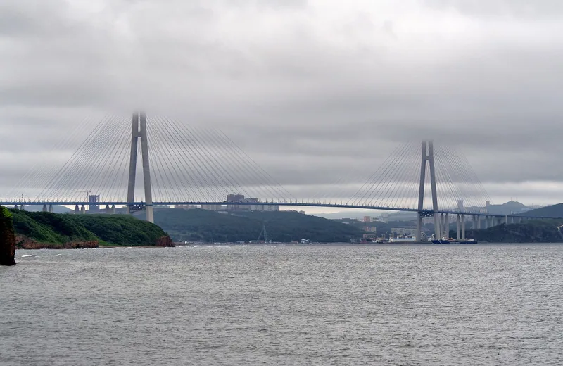 The Russky Bridge to Russky Island, Vladivostok